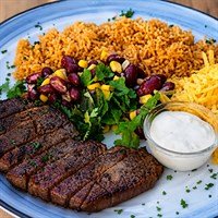 Rice, beans and egg